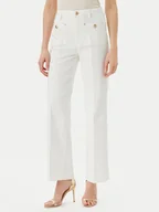 Spodnie damskie - Guess Jeansy W5GA2J D5N71 Biały Wide Leg - miniaturka - grafika 1