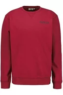 Bluzy męskie - Garcia Męska bluza dresowa, Raspberry, 3XL - miniaturka - grafika 1