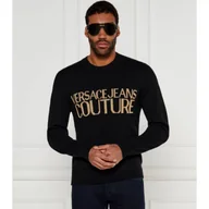 Swetry męskie - Versace Jeans Couture Sweter Regular Fit z dodatkiem wełny i kaszmiru - miniaturka - grafika 1