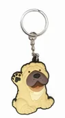 Breloki - Brelok do kluczy z psem Sharpei - miniaturka - grafika 1