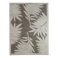 Dywany zewnętrzne - FLOKO Dywan zewnętrzny Bella liście brązowy 80 x 140 cm - miniaturka - grafika 1