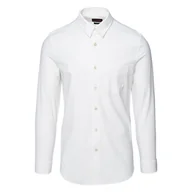 Koszule męskie - Męska Koszula GUESS LS SUNSET TECH SHIRT M3YH34WFKM0-G011 – Biały - miniaturka - grafika 1