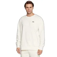 Bluzy męskie - FILA Męska bluza Tricase Boxy Crew Sweat, Cloud Dancer, S - miniaturka - grafika 1
