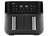 Frytkownice - Braun Air Fryer TwinCook 3 TD 3030 Czarny - miniaturka - grafika 1