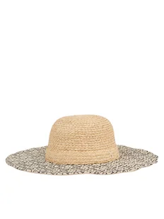 Tommy Hilfiger Kapelusz Beach Summer Straw Hat AW0AW16042 Écru - Czapki damskie - miniaturka - grafika 1