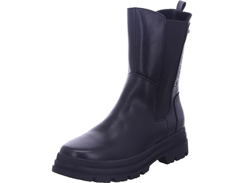 Tom Tailor Damskie sztyblety 8490030008, czarne, rozmiar 39 EU, czarny, 39 EU