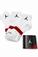 Skarpetki męskie - Skarpety JORDAN białe 3 pary rozmiar L (10287) - miniaturka - grafika 1