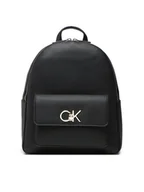 Plecaki - Calvin Klein Plecak Re-Lock Backpack W/Pocket Pbl K60K610637 Czarny - miniaturka - grafika 1