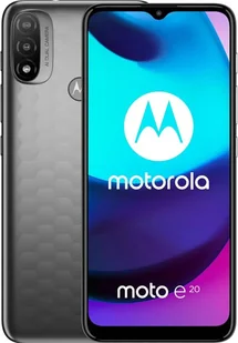 Motorola Moto E20 2GB/32GB 4G LTE Dual Sim Szary Graphite Grey - Telefony komórkowe - miniaturka - grafika 1