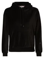 Bluzy damskie - Tommy Hilfiger - Damska bluza z kapturem, czarny - miniaturka - grafika 1