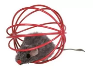 Zabawki dla kotów - Trixie Mysz w klatce 4115 - miniaturka - grafika 1