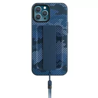 Etui i futerały do telefonów - Uniq UNIQ etui Heldro iPhone 12/12 Pro 6,1" niebieski moro/marine camo Antimicrobial - miniaturka - grafika 1