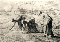 Plakaty - The Gleaners, Jean-François Millet - plakat Wymiar do wyboru: 50x40 cm - miniaturka - grafika 1