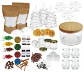 Świece - Zestaw do robienia świec + świeczki choinki do dekoracji świątecznych 4 - miniaturka - grafika 1