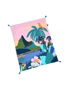 Koce i narzuty dla dzieci - La Millou Kocyk light przedszkolaka ( Waikiki girl - rafaello ) - miniaturka - grafika 1