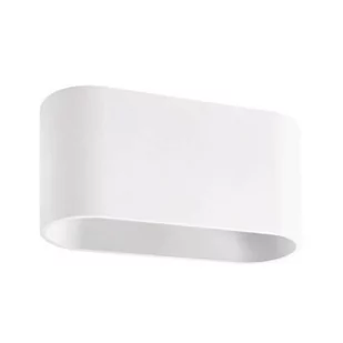 Ideus Ścienna LAMPA kinkiet TOBIAS 03960 owalna OPRAWA metalowa loft biała 03960 - Lampy ścienne - miniaturka - grafika 1