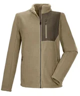 Kurtki męskie - killtec Męska kurtka polarowa Sherpa ze stójką KOW 105 MN FLC JCKT, taupe, XL, 43455-000 - miniaturka - grafika 1