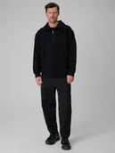 Spodnie męskie - 4F Spodnie casual męskie - czarne XXL - miniaturka - grafika 1