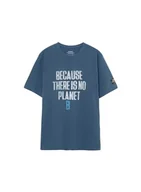 Koszulki męskie - ECOALF koszulka męska Minealf, z krótkim rękawem, bawełna z krótkim rękawem, tkanina z recyklingu, koszulka męska z krótkim rękawem, koszulka męska, wygodna i lekka, rozmiar L, kolor niebieski, - miniaturka - grafika 1