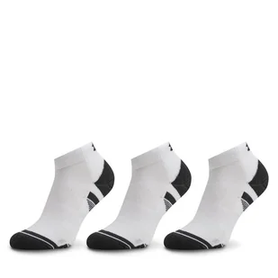 Zestaw 3 par niskich skarpet unisex Under Armour Ua Performance Tech 3Pk Low 1379504-100 Biały - Skarpetki damskie - miniaturka - grafika 1