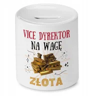 Skarbonki - Dla Vice Dyrektora Skarbonka na Urodziny Prezent z Nadrukiem ze Zdjęciem + Opakowanie na prezent (wzór 01) - miniaturka - grafika 1