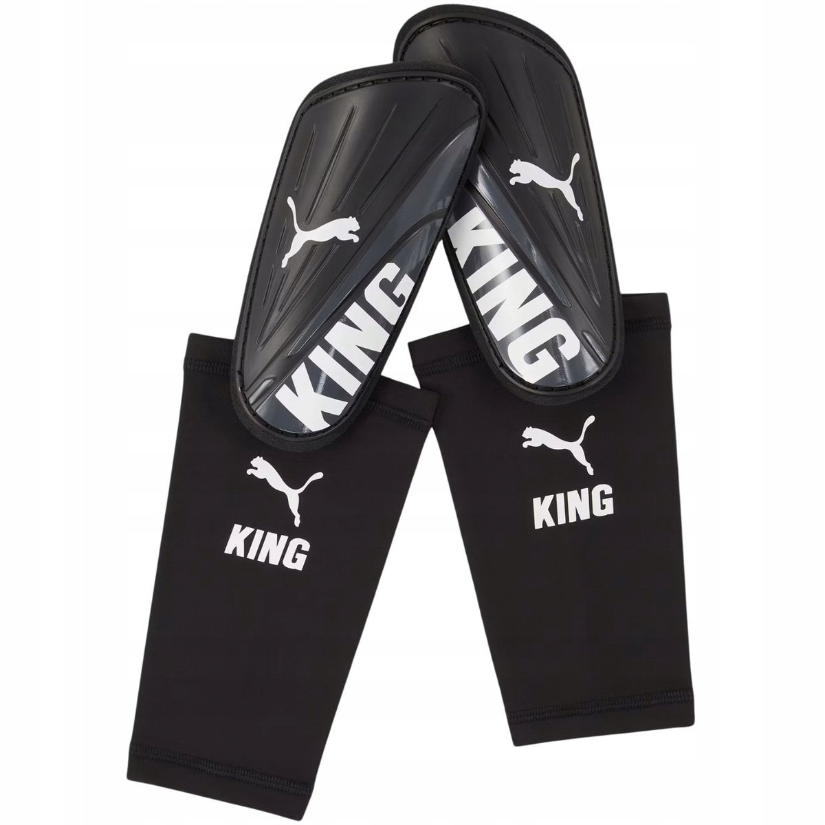 Ochraniacze piłkarskie Puma King Sleeve czarne 30933 01 M