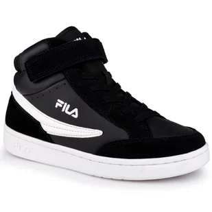 Buty dziecięce za kostkę Fila CREW VELCRO MID KIDS - Buty trekkingowe dziecięce - miniaturka - grafika 1