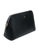 Kosmetyczki, organizery i kuferki - Kosmetyczka damska z bursztynem - Stefania, Kolor: Czarny - miniaturka - grafika 1