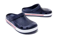 Klapki i japonki damskie - COQUI 6413-100-2132 navy/white, klapki damskie - Coqui - miniaturka - grafika 1