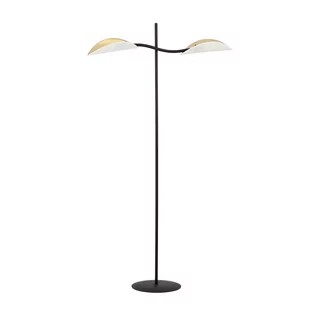 Emibig LOTUS LP2 WHITE/GOLD 1107/LP2 lampa podłogowa oryginalny Design abażury 1107/LP2 - Lampy stojące - miniaturka - grafika 1