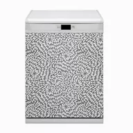 Dekoracje domu - Mata magnetyczna na zmywarkę Czarny kwiat 60x80 - miniaturka - grafika 1