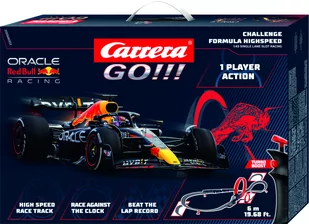Carrera Go!!!, Tor Wyścigowy, Challenge „Formula High Speed", 6M - Zabawki konstrukcyjne - miniaturka - grafika 1