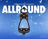 Skarpetki dla dzieci - 2GO Everyday Icegrip uniwersalne antypoślizgowe kolce do butów, 8 kolców na całą stopę, pazury do butów, raki, kolce śniegowe, łańcuchy śniegowe do butów, optymalna przyczepność na lodzie i śniegu, - miniaturka - grafika 1