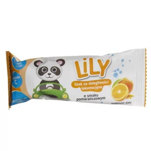 7Pharma Lily lizak na dolegliwości lokomocyjne o smaku pomarańczowy - 8 g LILY046 - Gumy do żucia, lizaki, dropsy - miniaturka - grafika 1