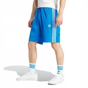 Spodenki męskie - Spodenki Adidas Firebird Niebieskie Szorty Z Kieszeniami R. M - miniaturka - grafika 1