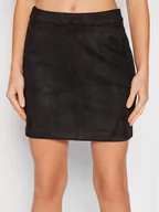 Spódnice - Vero Moda Spódnica mini Donnadina 10210430 Czarny Regular Fit - miniaturka - grafika 1
