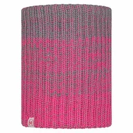 Szaliki i chustki dla dzieci - Buff Komin Dziecięcy Junior Knitted & Fleece Neckwarmer Gella PUMP PINK 123545.564.10.00 - miniaturka - grafika 1