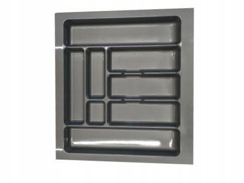 Organizer do szuflady kuchennej 60 cm szary 49 x 53,5 cm 1 szt.