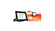 Lampy ogrodowe - Naświetlacz LED 50W 4500lm 3000K ciepła biel IP65 IK06 35000h czarny PILA BVP008 - miniaturka - grafika 1