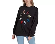 Bluzy damskie - adidas Bluza damska, Czarny, 34 - miniaturka - grafika 1