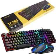 Zestawy myszka + klawiatura - Klawiatura PrzydaSie Klawiatura Mysz Podświetlana Gamingowa null - miniaturka - grafika 1