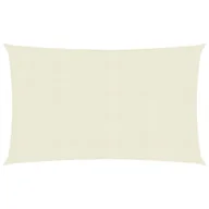 Parasole ogrodowe - vidaXL Żagiel przeciwsłoneczny, 160 g/m, kremowy, 2,5x5 m, HDPE vidaXL - miniaturka - grafika 1
