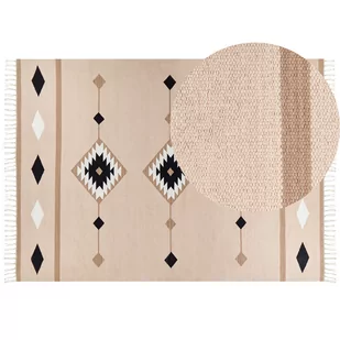 Dywan bawełniany kilim 200 x 300 cm wielokolorowy BERDIK - Dywany - miniaturka - grafika 1