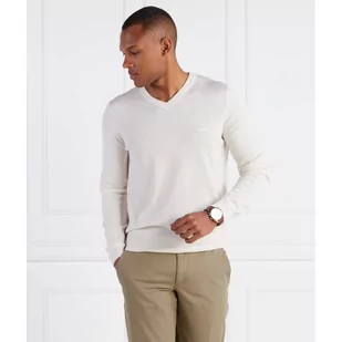 BOSS Wełniany sweter Baram-L | Regular Fit - Swetry męskie - miniaturka - grafika 1