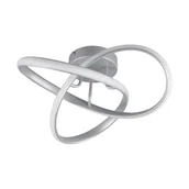 Lampy sufitowe - Lampa sufitowa LED w kolorze srebra Meo – Trio - miniaturka - grafika 1