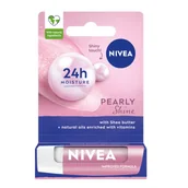 Szminki - NIVEA Pielęgnująca Pomadka Do Ust Pearly Shine 5,5ml - miniaturka - grafika 1