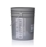 Akcesoria do mycia samochodu - WORK STUFF Detailing Bucket Grey WHEELS - Wiadro do mycia auta WS 045 - miniaturka - grafika 1