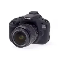 Akcesoria fotograficzne - EasyCover osłona gumowa dla Canon 1200D/T5 czarna - miniaturka - grafika 1