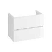 Szafki łazienkowe - Zestaw mebli łazienkowych Senti Malta Plus 80 cm biały połysk - miniaturka - grafika 1