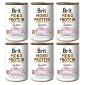 Mokra karma dla psów - Brit Mono Protein królik 6 x 400 g - miniaturka - grafika 1